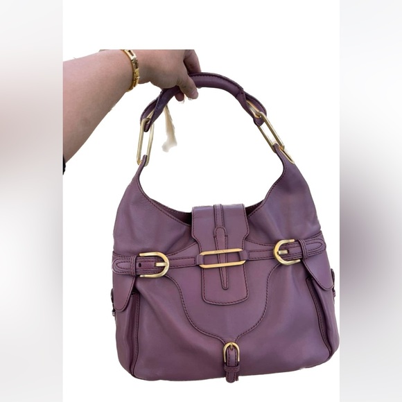 👜 - FIRM
PRIICE -  JIMMY CHOO TULITA HOBO 👜 handbag -💯 authentic - Picture 3 of 4
